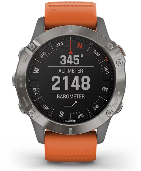 Smartwatch GARMIN Fenix 6 Pro, 47mm, Android/iOS, silicon, negru Smartwatch GARMIN Fenix 6 Pro, 47mm, Android/iOS, silicon, negru